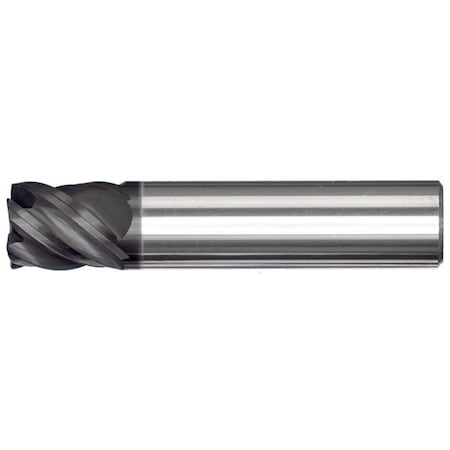 Mastercut Tool Corp. 3x20x3x65 5FL 0.25mm Corner Radius 45° Helix HY5 W/Flat, PowerA 546-400W-1